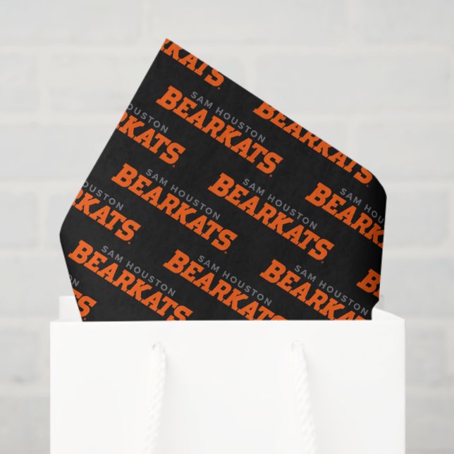 Sam Houston State University Bearkats Wordmark Tissue Paper (Gift Bag)
