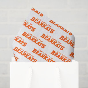 Sam Houston State University Bearkats Wordmark Tissue Paper