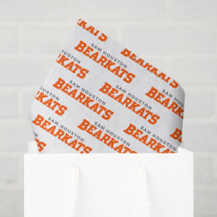 Sam Houston State University Bearkats Wordmark Tissue Paper