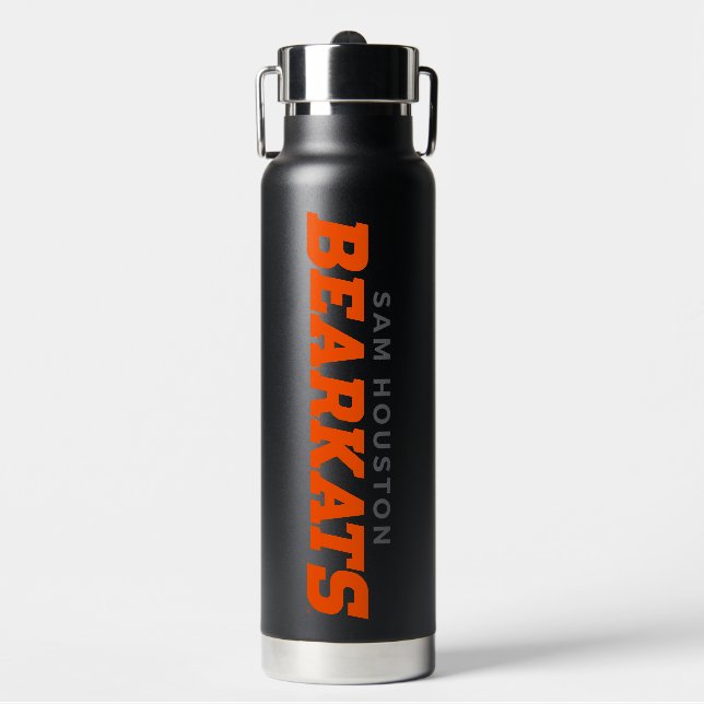 Sam Houston State University Bearkats Wordmark Water Bottle (Front)