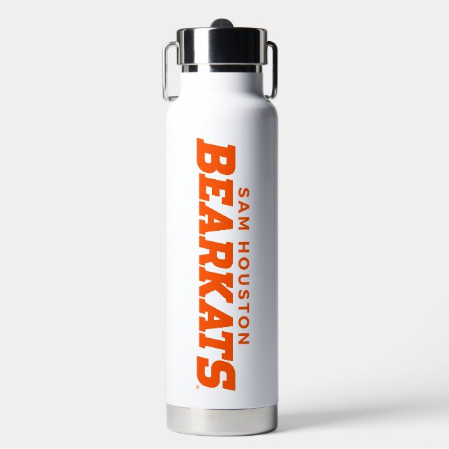 Sam Houston State University Bearkats Wordmark Water Bottle (Front)