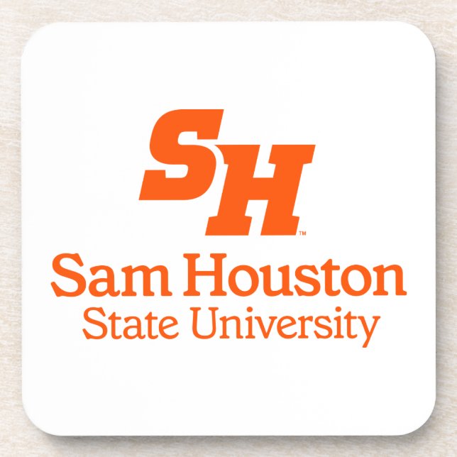 Sam Houston State University Combination Logo Beverage Coaster (Front)