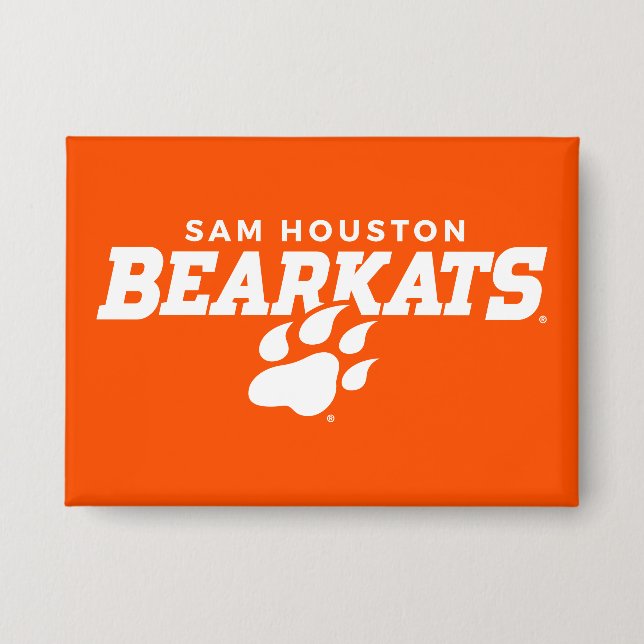 Sam Houston State University Combination Logo Button (Front)