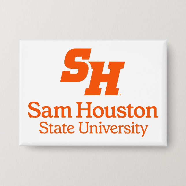 Sam Houston State University Combination Logo Button (Front)
