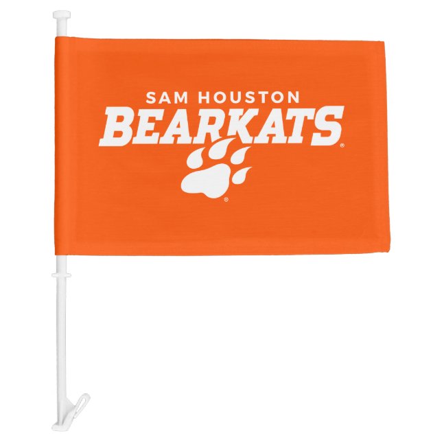 Sam Houston State University Combination Logo Car Flag (Front)