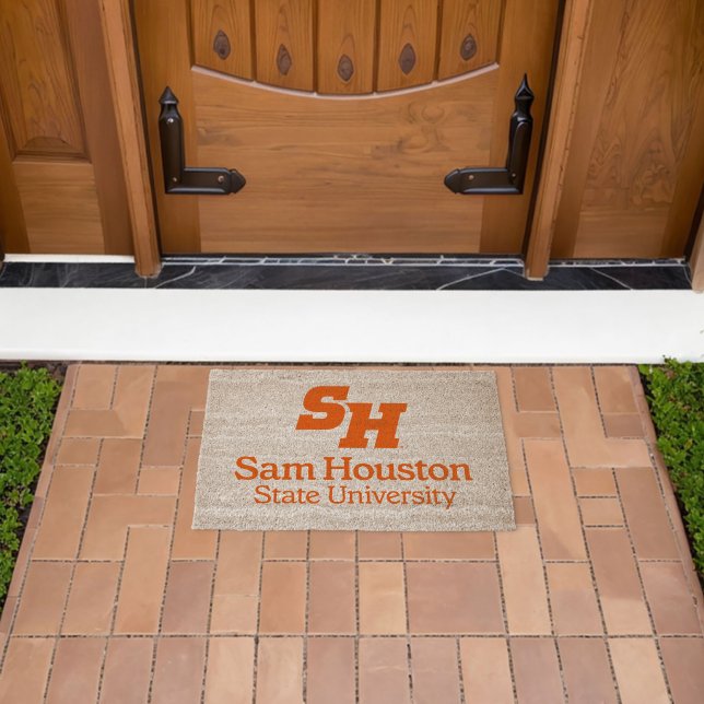 Sam Houston State University Combination Logo Fiber Doormat (Insitu (Outdoor))