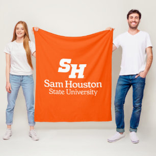 Sam Houston State University Combination Logo Fleece Blanket