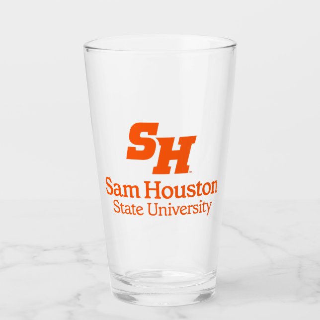 Sam Houston State University Combination Logo Glass (Front)