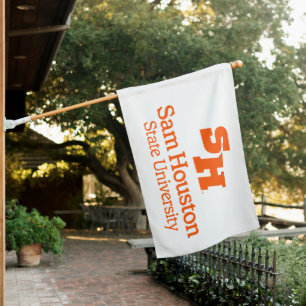 Sam Houston State University Combination Logo House Flag
