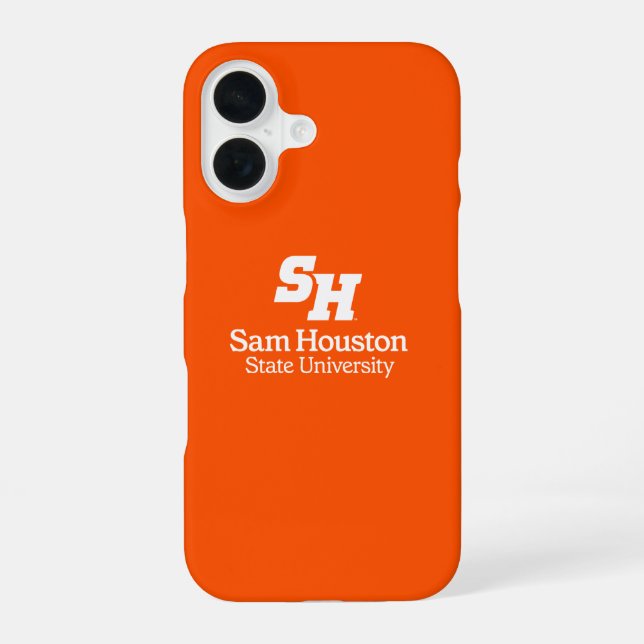 Sam Houston State University Combination Logo iPhone Case (Back)