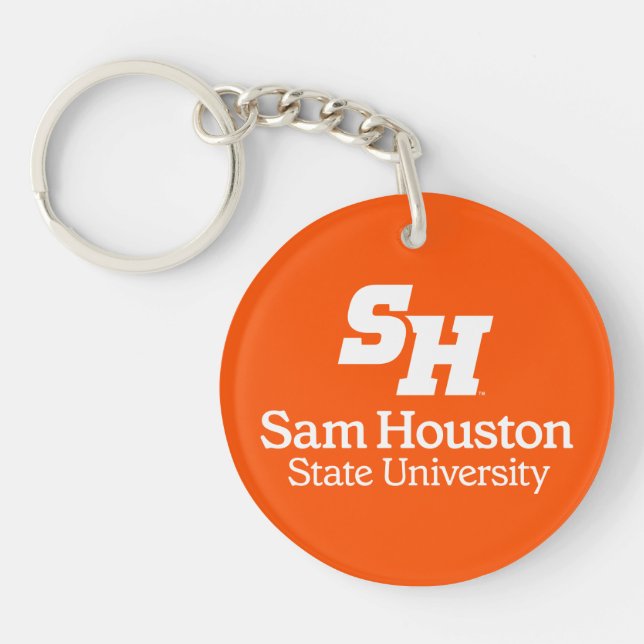 Sam Houston State University Combination Logo Keychain (Front)