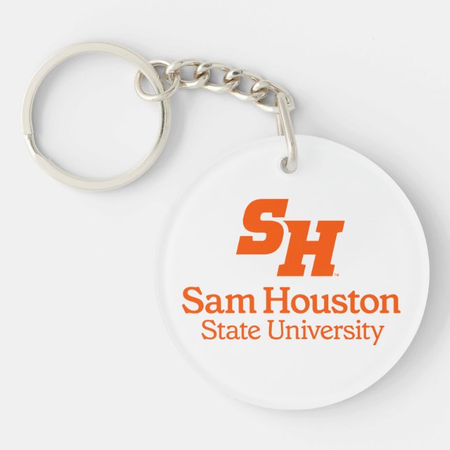 Sam Houston State University Combination Logo Keychain (Front)