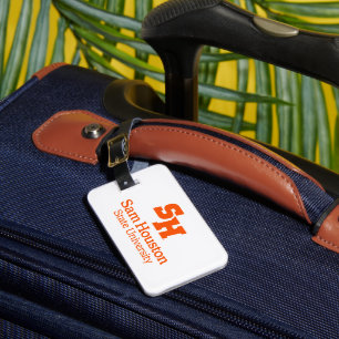 Sam Houston State University Combination Logo Luggage Tag
