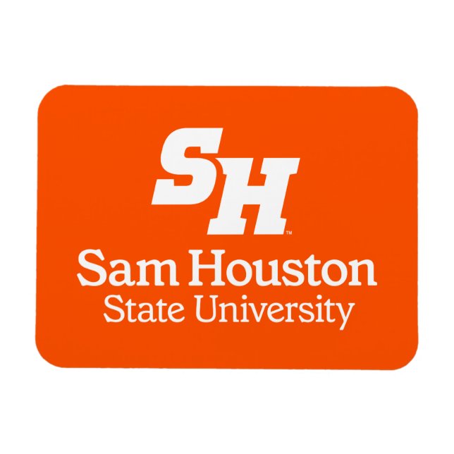 Sam Houston State University Combination Logo Magnet (Horizontal)