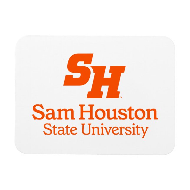 Sam Houston State University Combination Logo Magnet (Horizontal)