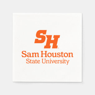 Sam Houston State University Combination Logo Napkins