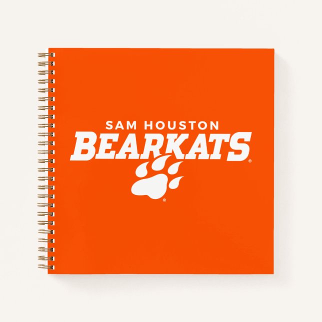 Sam Houston State University Combination Logo Notebook (Front)
