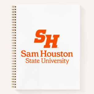 Sam Houston State University Combination Logo Notebook