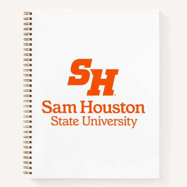 Sam Houston State University Combination Logo Notebook (Front)