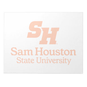 Sam Houston State University Combination Logo Notepad