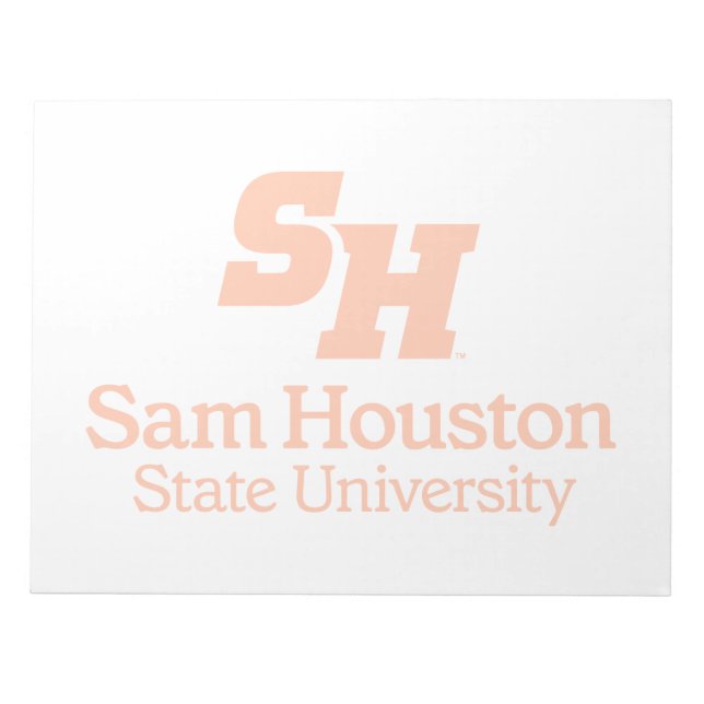 Sam Houston State University Combination Logo Notepad (Front)
