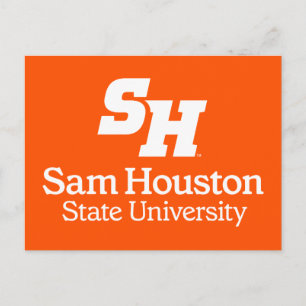 Sam Houston State University Combination Logo Postcard