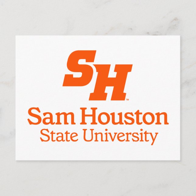 Sam Houston State University Combination Logo Postcard (Front)