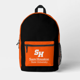 Sam Houston State University Combination Logo Printed Backpack