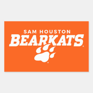 Sam Houston State University Combination Logo Rectangular Sticker