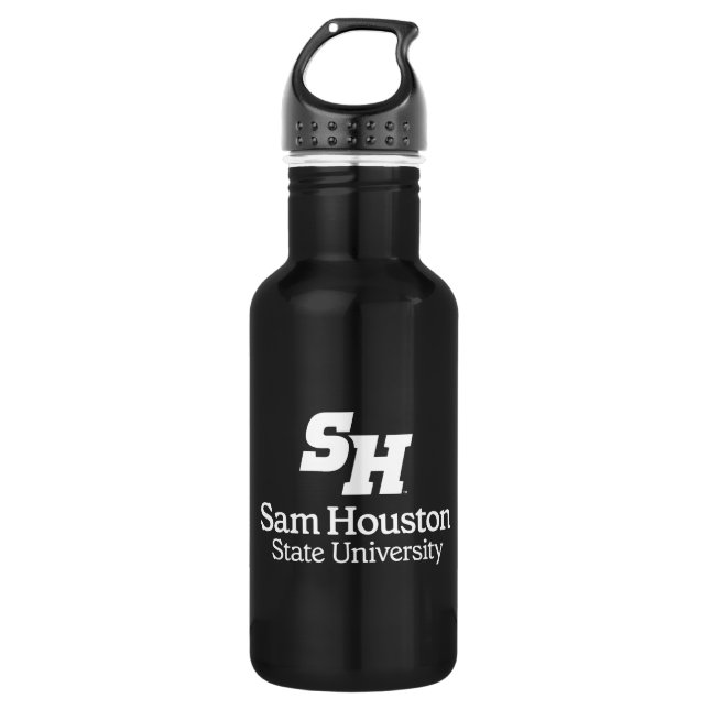 Sam Houston State University Combination Logo Stainless Steel Water Bottle (Front)