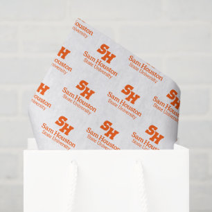 Sam Houston State University Combination Logo Tissue Paper