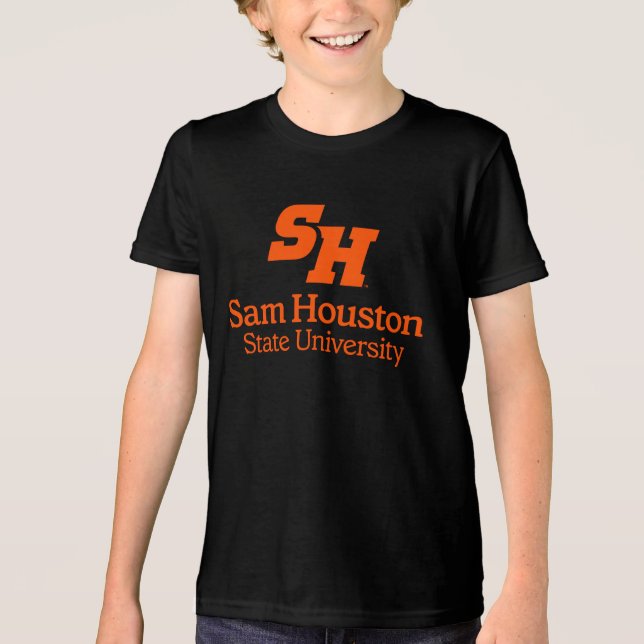 Sam Houston State University Combination Logo Tri-Blend Shirt (Front)