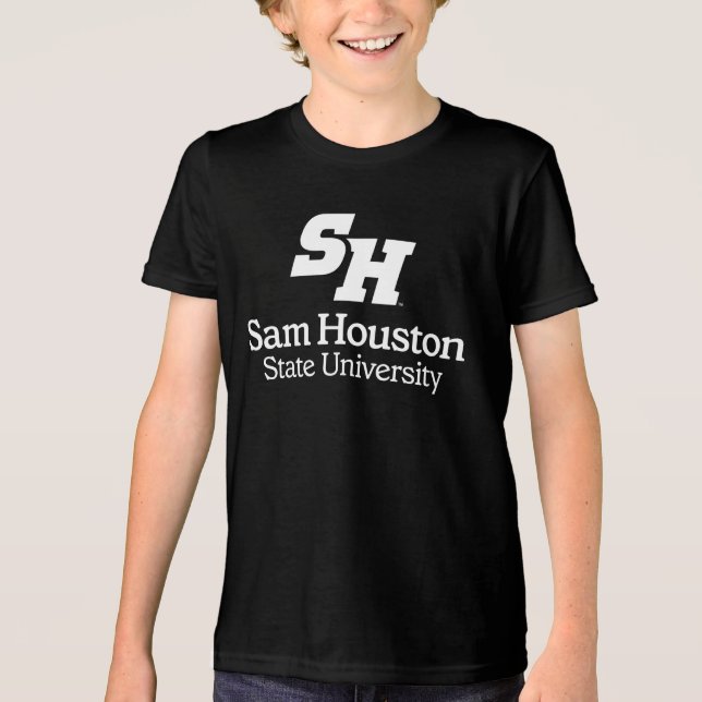 Sam Houston State University Combination Logo Tri-Blend Shirt (Front)