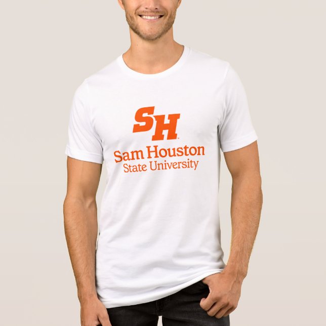 Sam Houston State University Combination Logo Tri-Blend Shirt (Front)
