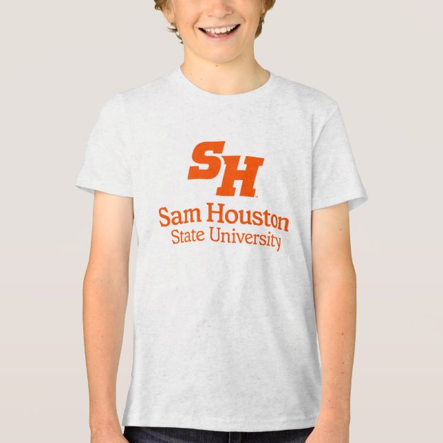 Sam Houston State University Combination Logo Tri-Blend Shirt (Front)