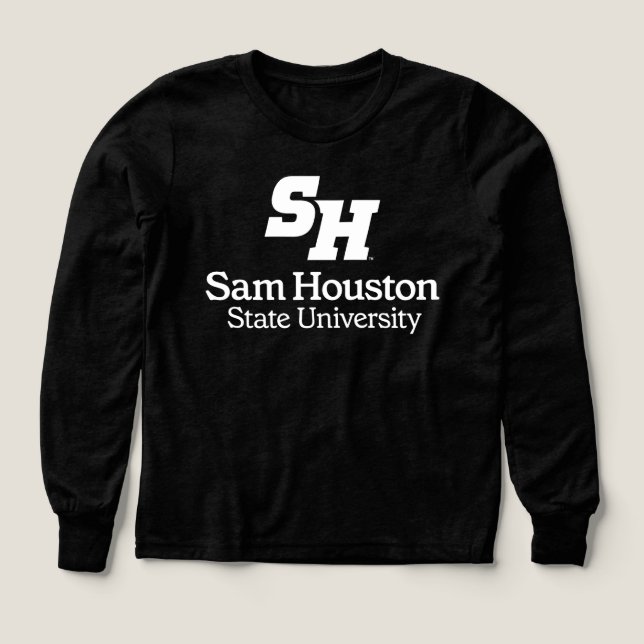 Sam Houston State University Combination Logo Tri-Blend Shirts (Design Front)