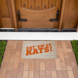 Sam Houston State University Eat 'Em Up Kats! Fiber Doormat