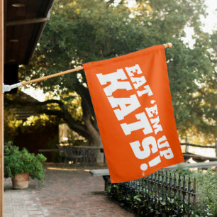 Sam Houston State University Eat 'Em Up Kats! House Flag