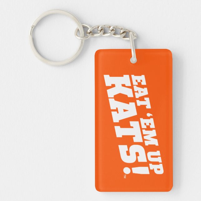Sam Houston State University Eat 'Em Up Kats! Keychain (Front)