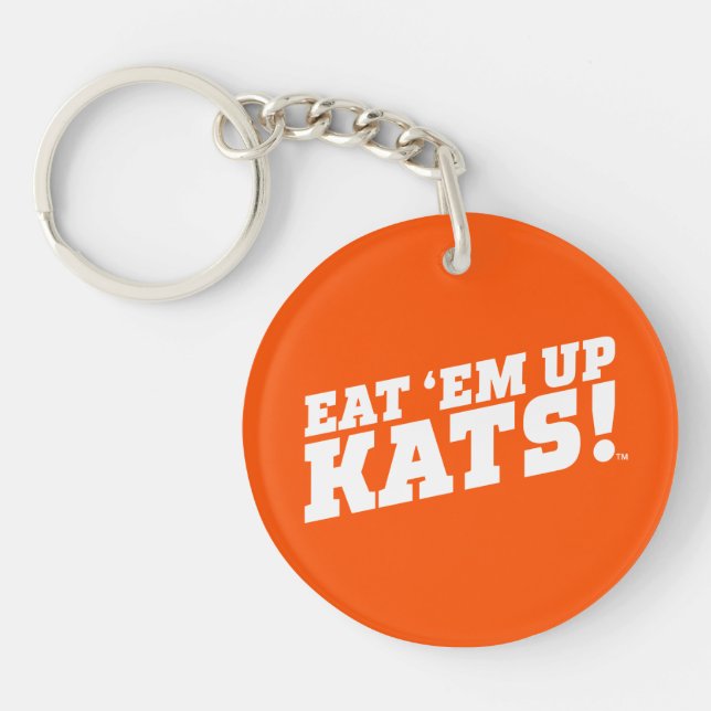 Sam Houston State University Eat 'Em Up Kats! Keychain (Front)