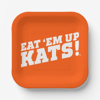 Sam Houston State University Eat 'Em Up Kats! Paper Plates