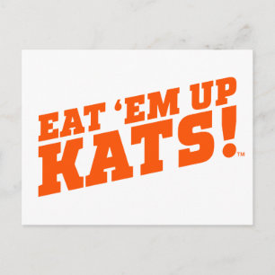 Sam Houston State University Eat 'Em Up Kats! Postcard