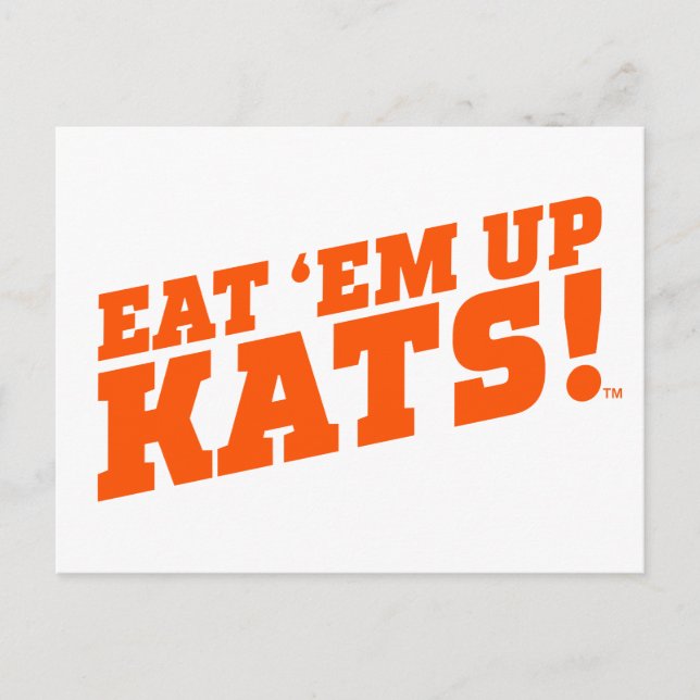 Sam Houston State University Eat 'Em Up Kats! Postcard (Front)