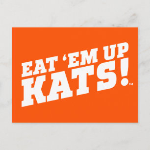 Sam Houston State University Eat 'Em Up Kats! Postcard