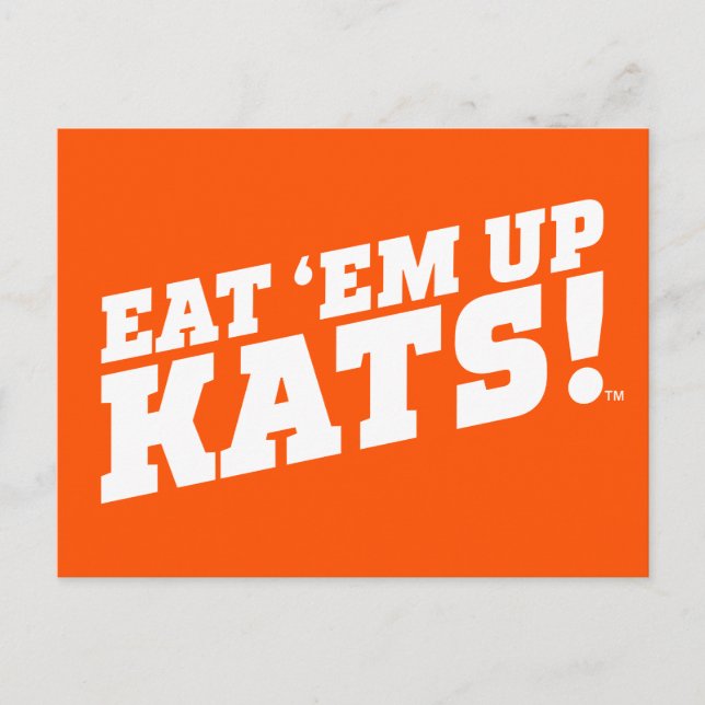 Sam Houston State University Eat 'Em Up Kats! Postcard (Front)