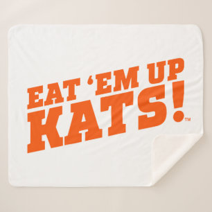 Sam Houston State University Eat 'Em Up Kats! Sherpa Blanket