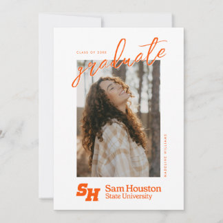 Sam Houston State University Graduation Design 11 Announcement