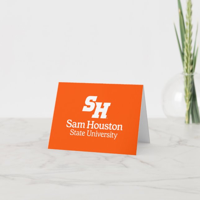 Sam Houston State University Graduation Design 13 Thank You Card (Front)