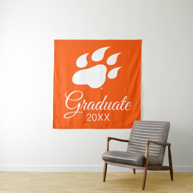 Sam Houston State University Graduation Design 16 Tapestry (In Situ)