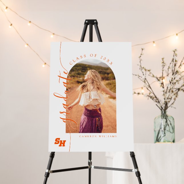 Sam Houston State University Graduation Design Foam Board (In Situ (Stand))